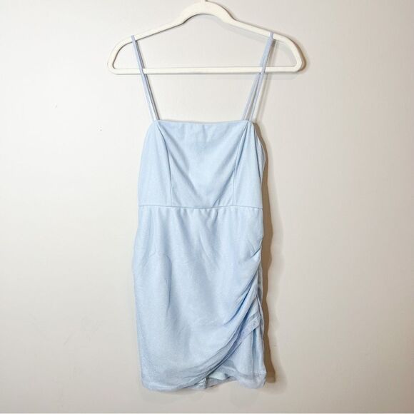 Princess Polly Blue Glitter Ocenaia Mini Dress - Picture 4 of 10